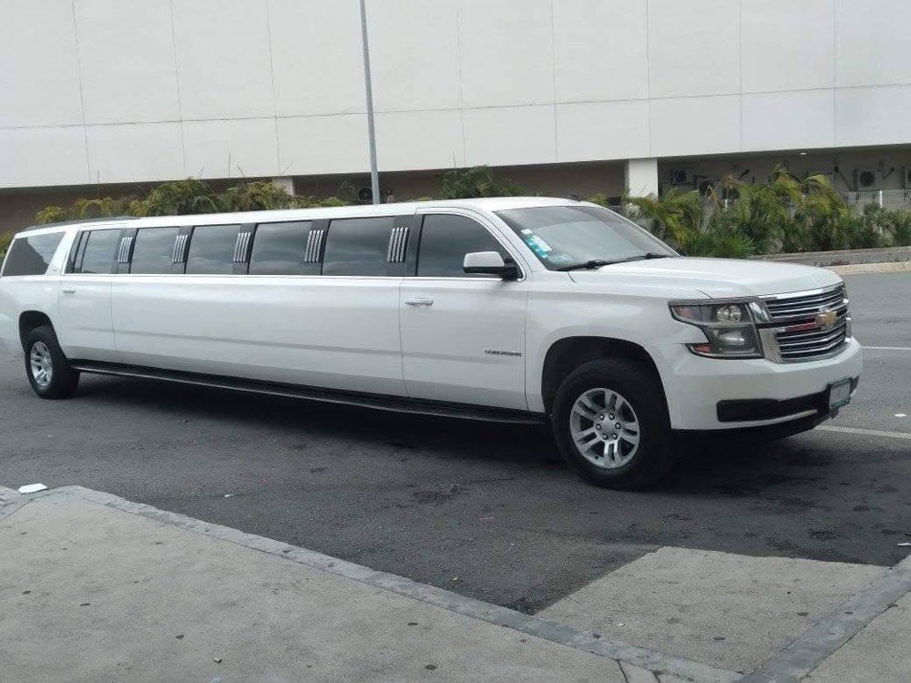 Suburban stretch limousine